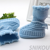 Feet Warm with These Adorable Knit Baby Booties