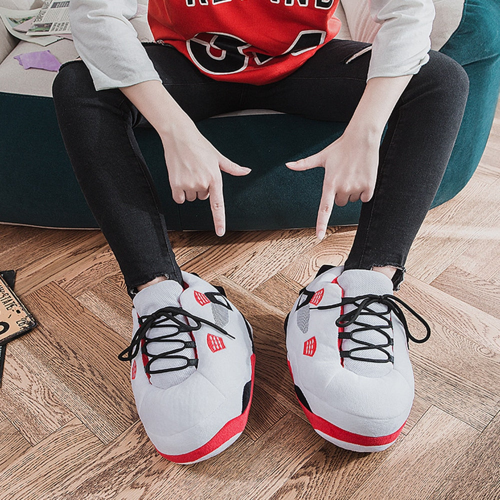 Amazon.com: Custom Basketball Air Retro Sneaker Plush Slippers - Handmade  Unisex Design, Comfortable & Stylish, Non-Slip Sole, Perfect Sneakerheads &  Sports Fans House Shoes : Handmade Products
