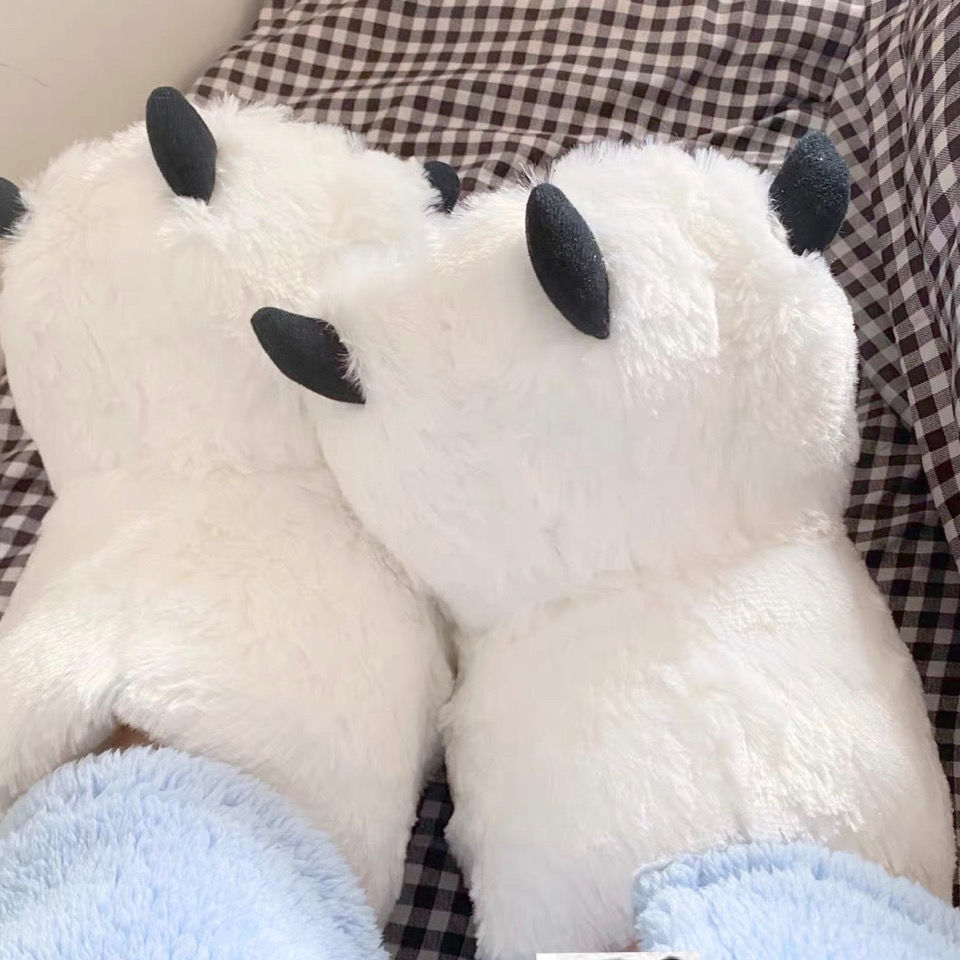 Cozy Bear Claw Slippers