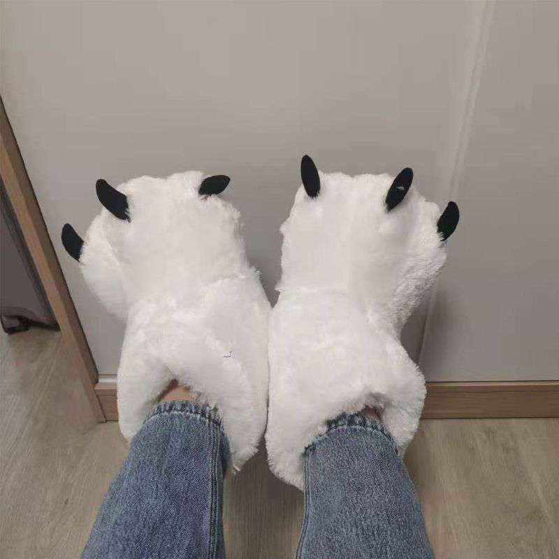 Cozy Bear Claw Slippers